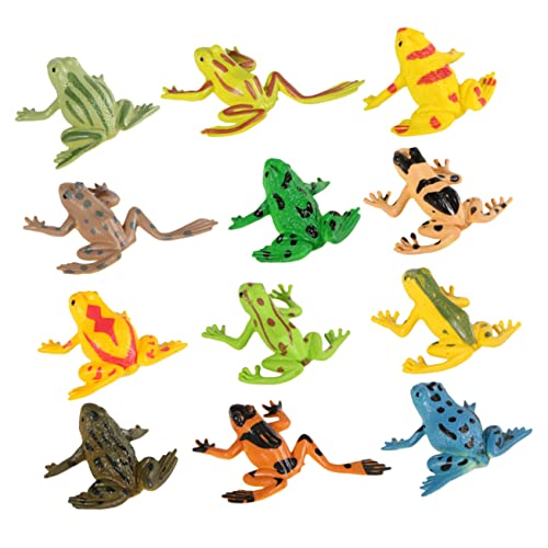 Gogogmee 12Stücke Imitation Frosch Modell Lustiges Stressabbau für Kreatives für Geburtstage und Feiertage Langlebiges Material Gogogmee 12Stücke Imitation Frosch Modell Lustiges Stressabbau für Kreatives für Geburtstage und Feiertage Langlebiges Material von Gogogmee