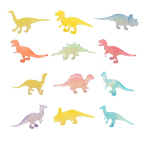 Gogogmee 12Stücke Leuchtende Dinosaurier Spielzeugset Nachtglühende Dino Modelle für Pädagogisches mit Verschiedenen Designs für Kreatives und Fantasieentwicklung Gogogmee 12Stücke Leuchtende Dinosaurier Spielzeugset Nachtglühende Dino Modelle für Pädagogisches mit Verschiedenen Designs für Kreatives und Fantasieentwicklung von Gogogmee