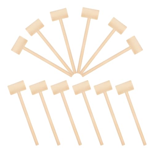 Gogogmee 12Stücke Mini Hammer aus Holzhammer für Kleinkinder Geeignet für Jahre Fördert Motorik und Koordination für Jungen und Mädchen von Gogogmee