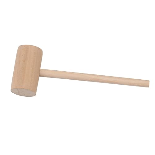 Gogogmee 12Stücke Mini Holz Hammer Rund Lernspielzeug für Sicheres und Haltbares Material Fördert Hand Augen Koordination und Fingerfertigkeit für Familien von Gogogmee