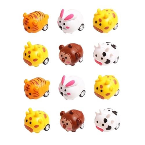 Gogogmee 12Stücke Pull Back Fahrzeugspielzeug Tierformautos für Jungen für Hand Augen Koordination und Fantasievolles Gogogmee 12Stücke Pull Back Fahrzeugspielzeug Tierformautos für Jungen für Hand Augen Koordination und Fantasievolles von Gogogmee