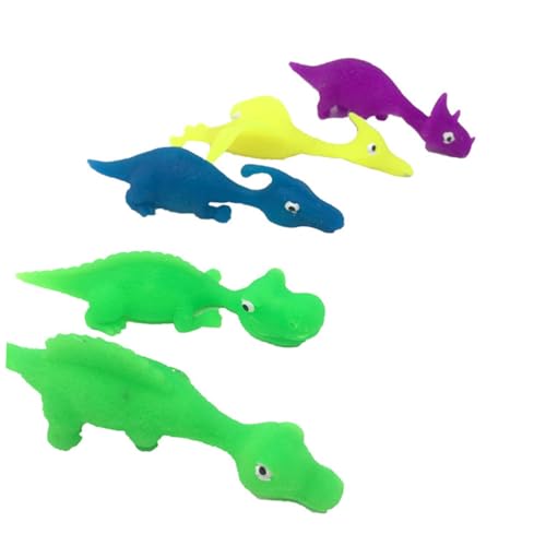 Gogogmee 12Stücke Teiliges Dinosaurier Finger Bunte Schleuder Spielzeuge für Partys und Lustige Finger Spielzeuge mit Dinosaurier Design Gogogmee 12Stücke Teiliges Dinosaurier Finger Bunte Schleuder Spielzeuge für Partys und Lustige Finger Spielzeuge mit Dinosaurier Design von Gogogmee