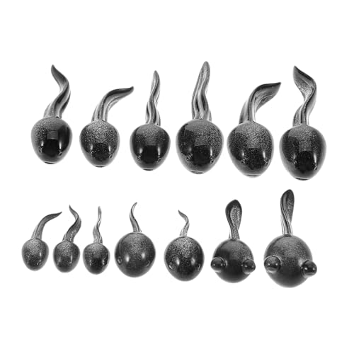 Gogogmee 13 Stück Teiliges Miniatur Tierfiguren aus Harz Kleine Künstliche Kaulquappen Niedliche Mini Deko für DIY Moosgarten Bonsai Aquarium Teichdeko und Mikro Szeneriegestaltung von Gogogmee
