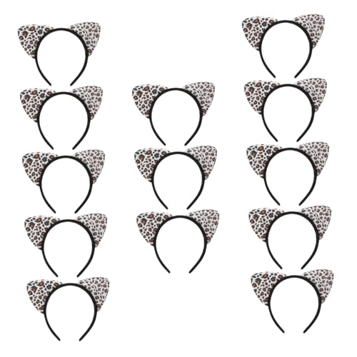 Gogogmee 14 Stück Teiliges Leopard Katzenohren Haarreif Modisches Stirnband mit Einzigartigem Katzenohren design Vielseitig für Karneval Kostümparty Alltag Geeignet für Mädchen und Gogogmee 14 Stück Teiliges Leopard Katzenohren Haarreif Modisches Stirnband mit Einzigartigem Katzenohren design Vielseitig für Karneval Kostümparty Alltag Geeignet für Mädchen und von Gogogmee