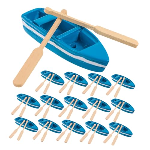 Gogogmee 15 Sätze Miniatur Ruderboot Holzmodell mit Paddeln Kleine Dekorative Boote für DIY Feengarten Puppenhaus und Küsten Landschaftsbau Zubehör Gogogmee 15 Sätze Miniatur Ruderboot Holzmodell mit Paddeln Kleine Dekorative Boote für DIY Feengarten Puppenhaus und Küsten Landschaftsbau Zubehör von Gogogmee