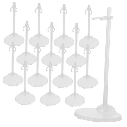 Gogogmee 15 Stück Teiliges Puppenständer Transparenter Doll Display Stand mit Breiter Basis Stabiler Halter für Puppen und Figuren Waist Support Sicherer Ständer für Spielzeugpräsentation Gogogmee 15 Stück Teiliges Puppenständer Transparenter Doll Display Stand mit Breiter Basis Stabiler Halter für Puppen und Figuren Waist Support Sicherer Ständer für Spielzeugpräsentation von Gogogmee