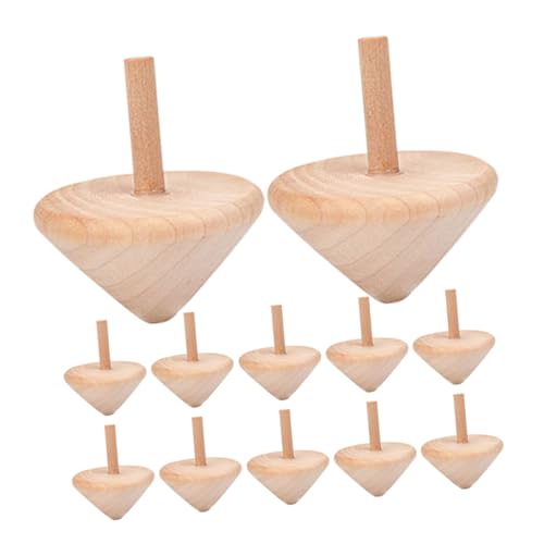 Gogogmee 15 Stück Teiliges Unfertige Holz zum Bemalen DIY Spinning Tops Leichtes Tragbares Holzspielzeug für Kreatives Familienaktivitäten und Partyspaß Gogogmee 15 Stück Teiliges Unfertige Holz zum Bemalen DIY Spinning Tops Leichtes Tragbares Holzspielzeug für Kreatives Familienaktivitäten und Partyspaß von Gogogmee