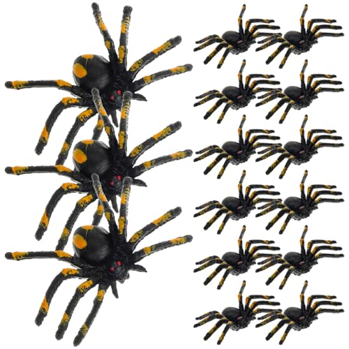 Gogogmee 15Stücke Halloween Spinnen Realistische Simulation Spielzeugspinnen für Gruselige Deko und Scherze für Partys Kostüme und Halloween Dekorationen Gogogmee 15Stücke Halloween Spinnen Realistische Simulation Spielzeugspinnen für Gruselige Deko und Scherze für Partys Kostüme und Halloween Dekorationen von Gogogmee