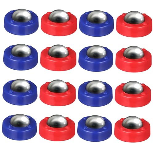 Gogogmee 16 Stück Teiliges Shuffleboard Zubehör für Familien Kinderfreundliche Rollkugeln und Curling Spielzeuge aus Robustem für Tischspiele von Gogogmee