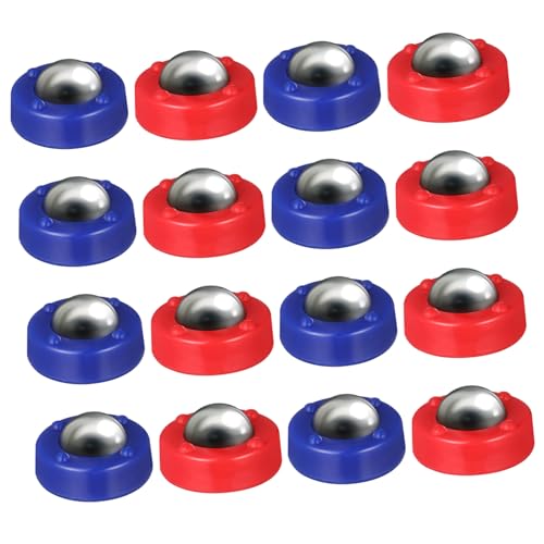 Gogogmee 16 Stück Teiliges Tischspiel Shuffleboard mit Rollenden Perlen und Pucks Lebhaftes Familien Curling Spiel Leichtes und Robustes Material Geeignet für Erwachsene von Gogogmee