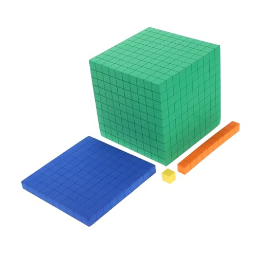 Gogogmee 1Satz Basis Blöcke für Mathematikspielzeug zur des Lernens Mathematischen Manipulationen im Kindergarten Interaktives Zählen für Vorschüler von Gogogmee