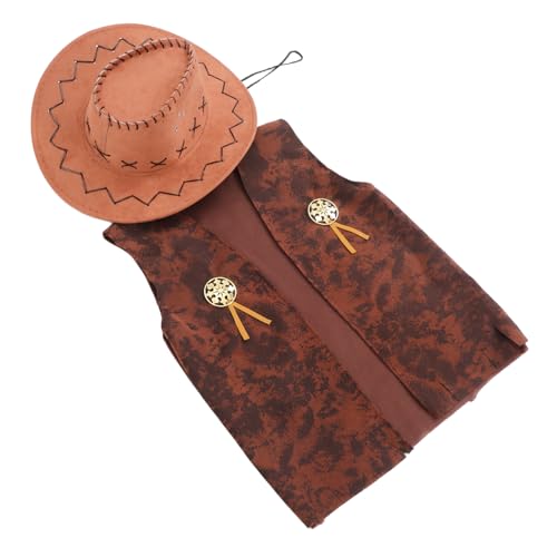 Gogogmee 1Satz Cowboy Kostüm Zubehör für Männer Western Hut Bandana und Gürtel für Karneval Halloween und Kostümpartys Teiliges für Vielseitige Looks Gogogmee 1Satz Cowboy Kostüm Zubehör für Männer Western Hut Bandana und Gürtel für Karneval Halloween und Kostümpartys Teiliges für Vielseitige Looks von Gogogmee