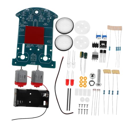 Gogogmee 1Satz DIY Smart Tracking Car Kit Elektronik Lötset für Anfänger Intelligentes Linienverfolgungsauto Lernprojekt zur Technischer Fähigkeiten von Gogogmee