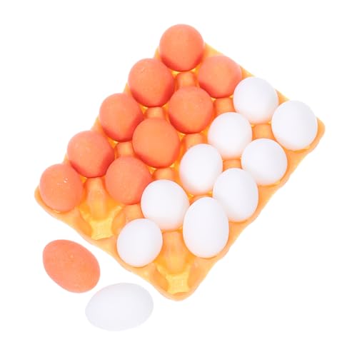 Gogogmee 1Satz Eierhalter mit Eiern Langlebig für Kreative Spielszenen und Dekorationen von Gogogmee