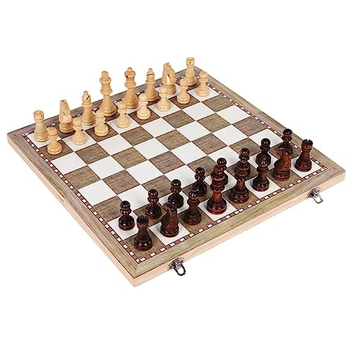 Gogogmee 1Satz Faltbares Holz Schachspiel für Lernspielzeug Spielbrett Kinderspielzeug Geistigen Entwicklung Gogogmee 1Satz Faltbares Holz Schachspiel für Lernspielzeug Spielbrett Kinderspielzeug Geistigen Entwicklung von Gogogmee