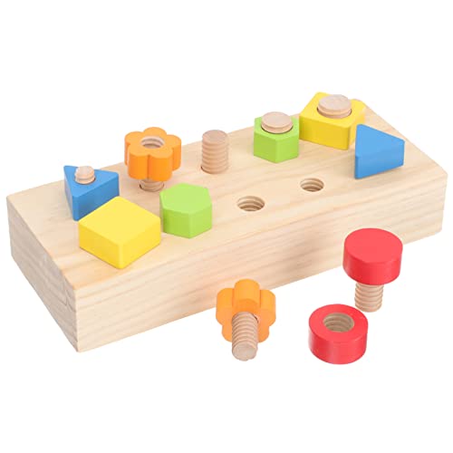 Gogogmee 1Satz Farbenfrohes Holzspielzeug für Schraubenspielzeug Frühen Bildung Hand Augen Koordination und Farbenerkennung für Jahre Alte Jungen Gogogmee 1Satz Farbenfrohes Holzspielzeug für Schraubenspielzeug Frühen Bildung Hand Augen Koordination und Farbenerkennung für Jahre Alte Jungen von Gogogmee