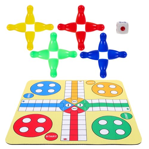 Gogogmee 1Satz Fliegendes Schach Tragbare Klappmatte für Tischspiele für Ktv Bars und Zuhause Ludo Spiel mit Mauspad für Unterhaltung und Spaß Gogogmee 1Satz Fliegendes Schach Tragbare Klappmatte für Tischspiele für Ktv Bars und Zuhause Ludo Spiel mit Mauspad für Unterhaltung und Spaß von Gogogmee