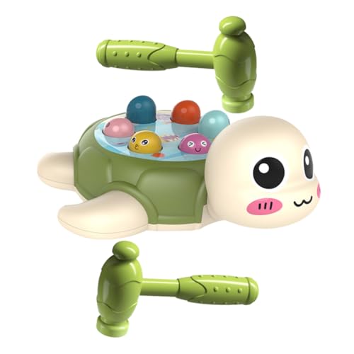 Gogogmee 1Satz Frühpädagogisches Interaktives Whack Tortoise für Kleinkinder Jahre Farberkennung Sicheres Material Fördert Hand Auge Koordination und Reaktionsfähigkeit von Gogogmee