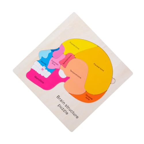Gogogmee 1Satz Gehirnstruktur Puzzle für Holzspielzeug Logischen Denkfähigkeiten und Intelligenz Lernspielzeug für Kreatives Gestalten und Formen Lernen Perfektes von Gogogmee