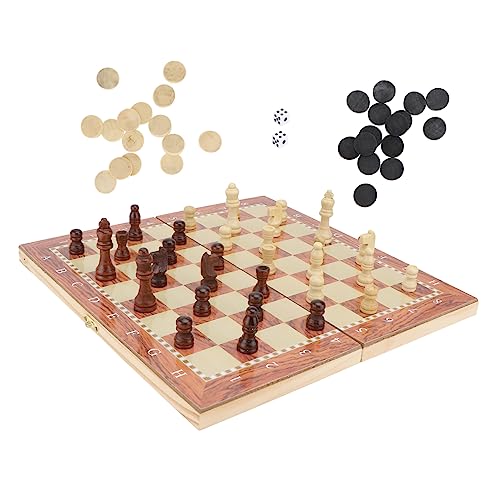 Gogogmee 1Satz Holz Schachbrettspiel für Erwachsene Tragbar für Zuhause Schule Reisen Perfektes Lernspielzeug Gedächtnis Gogogmee 1Satz Holz Schachbrettspiel für Erwachsene Tragbar für Zuhause Schule Reisen Perfektes Lernspielzeug Gedächtnis von Gogogmee