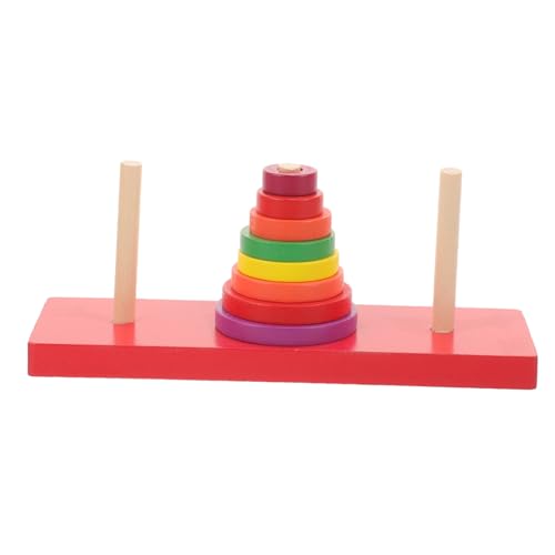 Gogogmee 1Satz Holzpuzzle Stapelturm aus Holz Buntes Montessori und Größenerkennung bei Kindern für Kleinkinder und Vorschulkinder Robust und Langlebig Gogogmee 1Satz Holzpuzzle Stapelturm aus Holz Buntes Montessori und Größenerkennung bei Kindern für Kleinkinder und Vorschulkinder Robust und Langlebig von Gogogmee