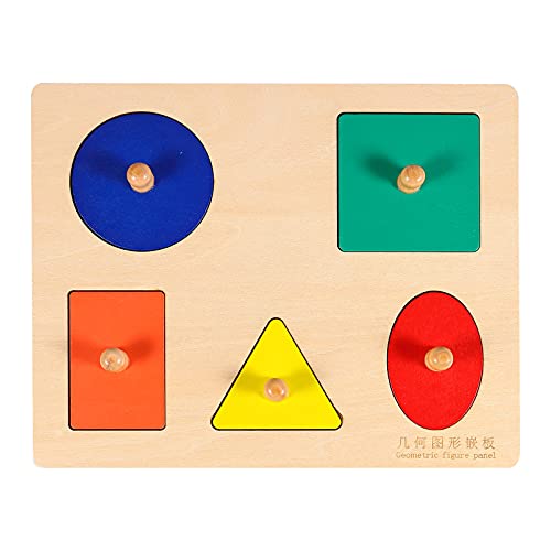 Gogogmee 1Satz Holzpuzzle für Geometrische Formen Pädagogisches für Kleinkinder für Frühes Lernen und Motorische Fähigkeiten Sicher und Unterhaltsam Gogogmee 1Satz Holzpuzzle für Geometrische Formen Pädagogisches für Kleinkinder für Frühes Lernen und Motorische Fähigkeiten Sicher und Unterhaltsam von Gogogmee