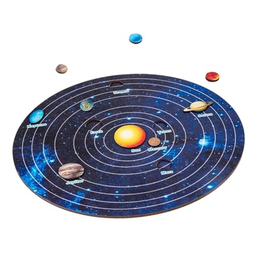 Gogogmee 1Satz Holzpuzzle für Planeten im Sonnensystem Montessori Lernspielzeug zur Kognitiver und Motorischer Fähigkeiten für Vorschulkinder Farbenfrohes Design Gogogmee 1Satz Holzpuzzle für Planeten im Sonnensystem Montessori Lernspielzeug zur Kognitiver und Motorischer Fähigkeiten für Vorschulkinder Farbenfrohes Design von Gogogmee