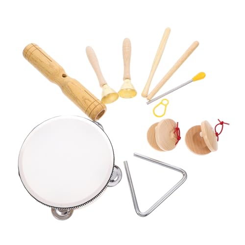 Gogogmee 1Satz Holzspielzeug Set für Kleinkinder Musikinstrumente für Vorschulerziehung Teiliges Schlaginstrument Kit Sicher und Langlebig Geeignet für Jahre Alt von Gogogmee