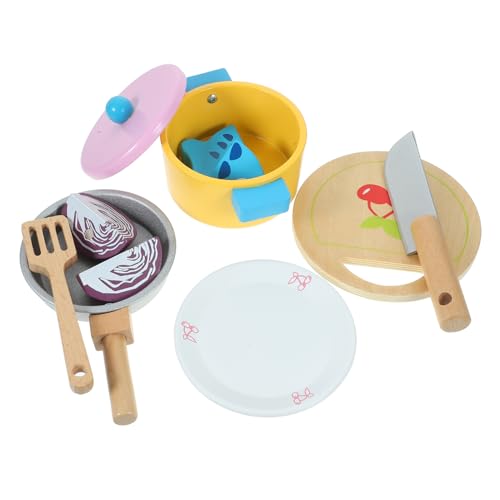 Gogogmee 1Satz Kochgeschirr Spielset für Kleinkinder Küchenspielzeug für Kreatives Rollenspiel Fördert Lernen und Intellektuelle Entwicklung der Spielküche von Gogogmee