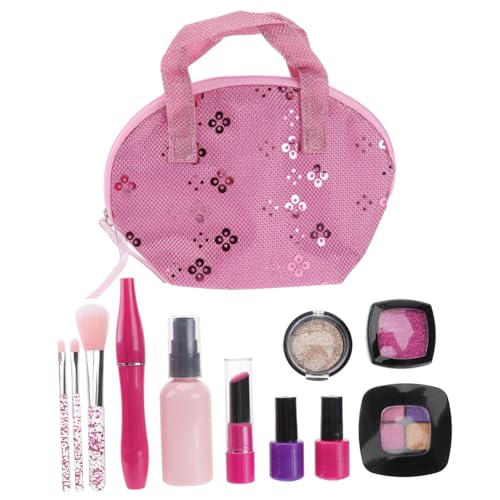 Gogogmee 1Satz Kosmetik Set Simulationsspielzeug für Mädchen Sicheres Make Up für Kreative Rollenspiele Tragbare Kosmetiktasche Langlebig für Jahren von Gogogmee