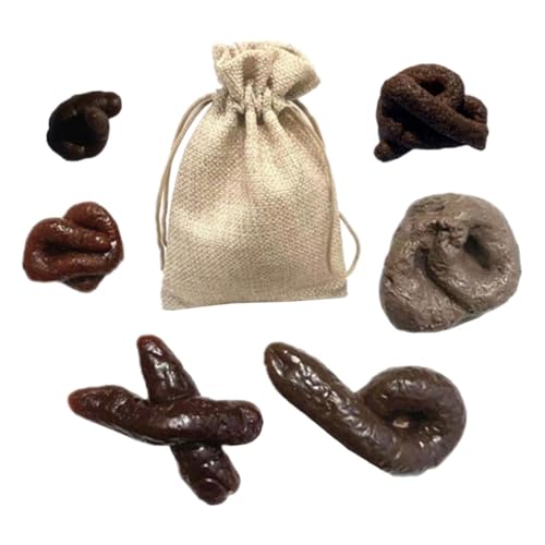 Gogogmee 1Satz Lustiges Fake Poo Realistischer Gefälschter KOT für Aprilscherze Halloween Partys Requisite für Knifflige Überraschungen und Spaß mit Freunden von Gogogmee