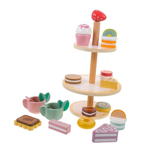 Gogogmee 1Satz Miniatur Cupcake Spielzeugset für Kleinkinder Stufige Dessert Stand mit Holzspielzeug für Rollenspiele Sicher und Langlebig für Kreative Spielstunden Gogogmee 1Satz Miniatur Cupcake Spielzeugset für Kleinkinder Stufige Dessert Stand mit Holzspielzeug für Rollenspiele Sicher und Langlebig für Kreative Spielstunden von Gogogmee
