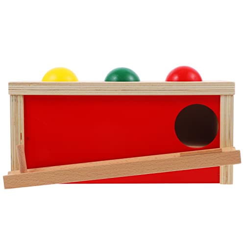 Gogogmee 1Satz Montessori Ball Drop Box für Holzspielzeug Hand Augen Koordination und Feinmotorik für Junge Mädchen Ab Jahr Kreatives Lernspielzeug von Gogogmee
