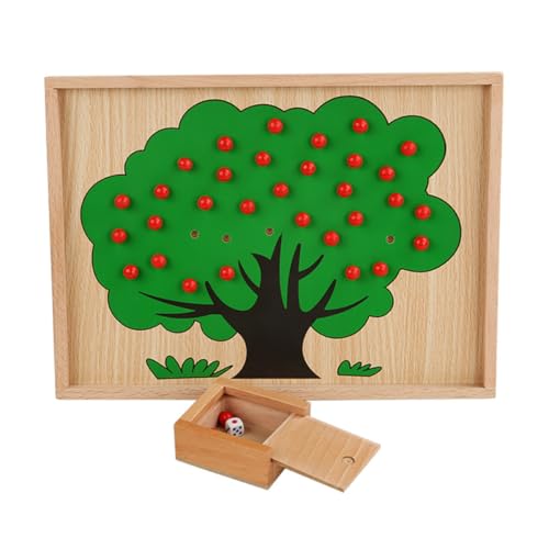 Gogogmee 1Satz Montessori Zählspielzeug aus Holz Lernspiel für Fördert Mathematik Zählen Addition und Subtraktion Pädagogisches Kinderspielzeug für Jahre von Gogogmee