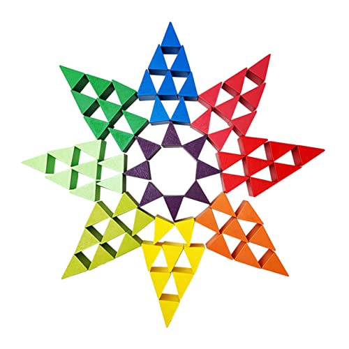 Gogogmee 1Satz Pädagogisches für Lustige Rainbow Bausteine mit Puzzles für Kreative Formen zur Vorschulerziehung Koordination von Gogogmee