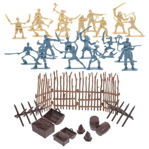 Gogogmee Piraten Soldaten Spielset Mit Mini Figuren Und Zubehör Robuste Kunststoff Piratenspielzeuge Für Junge Mädchen Für Rollenspiele Halloween Und Cosplay Gogogmee Piraten Soldaten Spielset Mit Mini Figuren Und Zubehör Robuste Kunststoff Piratenspielzeuge Für Junge Mädchen Für Rollenspiele Halloween Und Cosplay von Gogogmee
