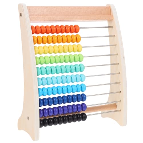 Gogogmee 1Satz Rechen für Stufiges Lernspielzeug Mathematikfähigkeiten Holzrahmen mit Farbigen zur Verbesserung von Rechenfertigkeiten von Gogogmee