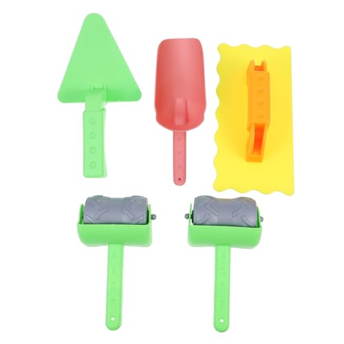 Gogogmee 1Satz Sandspielzeug Teilig Bauwerkzeug für Strand Dreiecks Walze und Lustiges für Jungen und Fördert Kreativität von Gogogmee