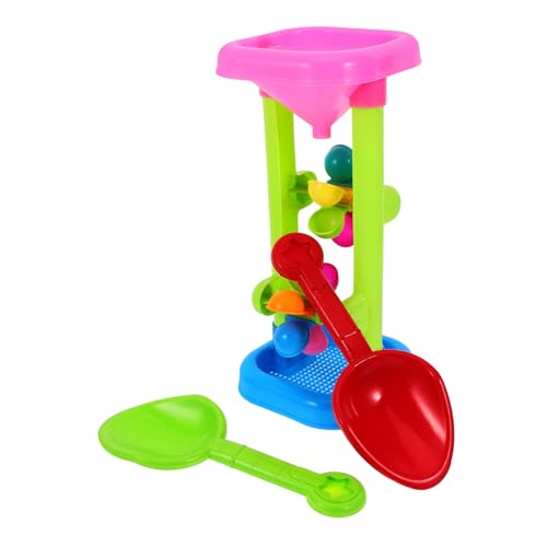 Gogogmee 1Satz Sandspielzeug für Sanduhr mit Wasserrad Strandwindmühle und Farberkennung für Strand und Sandkasten und Kreativ von Gogogmee