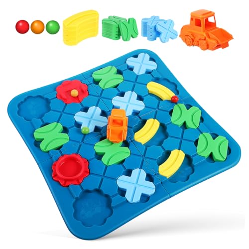 Gogogmee 1Satz Straßenbau Logisches Gleisbau Puzzle für Interaktives Lernspiel Fördert Kreativität für Vorschulkinder und Familienaktivitäten Gogogmee 1Satz Straßenbau Logisches Gleisbau Puzzle für Interaktives Lernspiel Fördert Kreativität für Vorschulkinder und Familienaktivitäten von Gogogmee