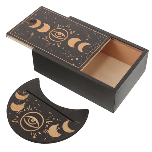 Gogogmee 1Satz Tarotkartenbox aus Holz mit Halter für Wahrsagerei und Meditationsaktivitäten Kompakt Leicht Verschleißfest für Tarotliebhaber Gogogmee 1Satz Tarotkartenbox aus Holz mit Halter für Wahrsagerei und Meditationsaktivitäten Kompakt Leicht Verschleißfest für Tarotliebhaber von Gogogmee