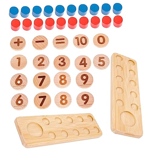 Gogogmee 1Satz Zählspielzeug für Pädagogisches Holzspielzeug zur Entwicklung Mathematischer Fähigkeiten und Kognitiver Fähigkeiten für Vorschule und Kindergarten mit Bunten Zählstäben Gogogmee 1Satz Zählspielzeug für Pädagogisches Holzspielzeug zur Entwicklung Mathematischer Fähigkeiten und Kognitiver Fähigkeiten für Vorschule und Kindergarten mit Bunten Zählstäben von Gogogmee