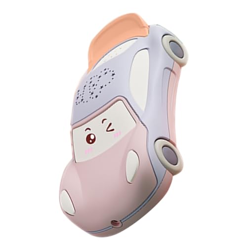 Gogogmee 1Stück Cartoon Auto Design Spielzeugtelefon mit Musiklicht Interaktives Babyspielzeug für Mädchen Fördert die Hand Augen Koordination und Bietet Sanftes Licht für Sicheres von Gogogmee