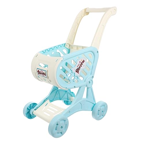 Gogogmee 1Stück Einkaufswagen für Blauer Simulations Kinderwagen mit Food Rollenspiele im Supermarkt zum Lernen Gogogmee 1Stück Einkaufswagen für Blauer Simulations Kinderwagen mit Food Rollenspiele im Supermarkt zum Lernen von Gogogmee