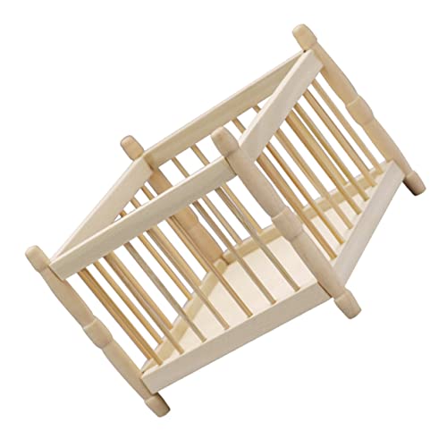 Gogogmee 1Stück Mini Kinderbett aus Hochwertigem DIY Mini Puppenbett für Puppenhausmöbel Kreative Heimdekoration Handgefertigtes von Gogogmee