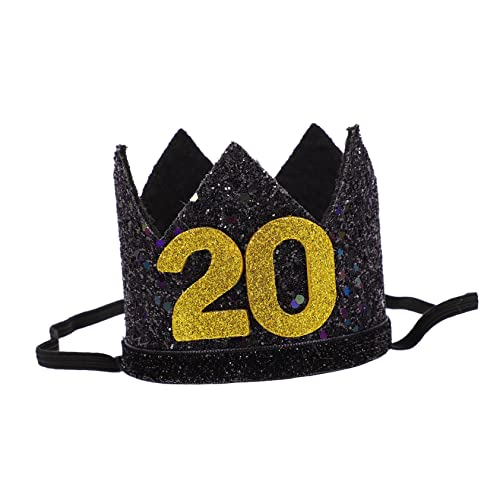 Gogogmee Elegante Krone Geburtstagskappe Und Handgefertigter Partyhut Für Jungen Und Mädchen Erwachsene Happy Birthday Hut Mädchen von Gogogmee