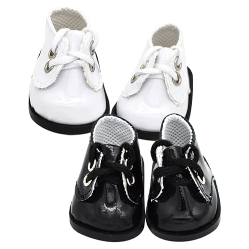 Gogogmee 2 Paare Mini Lederschuhe für Puppen Plüsch doll Sneaker Weiche Langlebige Puppenschuhe als Dekoratives Puppenzubehör für Miniaturhäuser und Spielzwecke Gogogmee 2 Paare Mini Lederschuhe für Puppen Plüsch doll Sneaker Weiche Langlebige Puppenschuhe als Dekoratives Puppenzubehör für Miniaturhäuser und Spielzwecke von Gogogmee