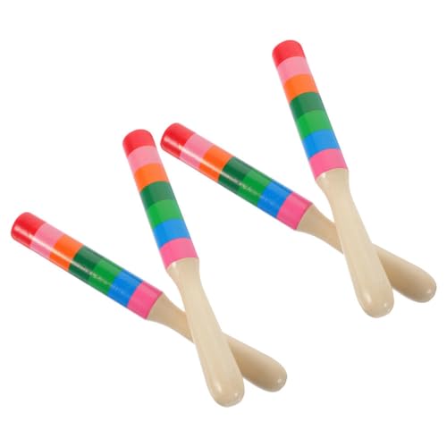 Gogogmee 2 Paare Rhythmussticks für Holz Stabiles Percussion Instrument Musik und Rhythmus für Kreative Musikstunden und Aufführungen Gogogmee 2 Paare Rhythmussticks für Holz Stabiles Percussion Instrument Musik und Rhythmus für Kreative Musikstunden und Aufführungen von Gogogmee