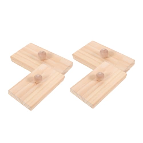 Gogogmee 2 Paare Sandblock Musikinstrumente aus Holz Orff Percussion Soundboard mit Innovativem Sandblock-Klang Montessori Rhythmusspielzeug für Vorschulkinder zur Musikalischen von Gogogmee
