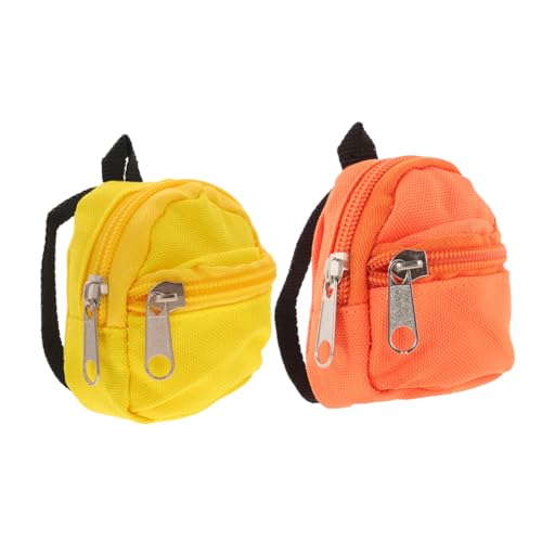 Gogogmee 2 STÜCK Miniatur Puppenrucksack Süßer Kleiner Rucksack für Puppenhaus Dekoration Leichtes Zubehör für Kreatives Rollenspiel und Puppenzubehör Gogogmee 2 STÜCK Miniatur Puppenrucksack Süßer Kleiner Rucksack für Puppenhaus Dekoration Leichtes Zubehör für Kreatives Rollenspiel und Puppenzubehör von Gogogmee